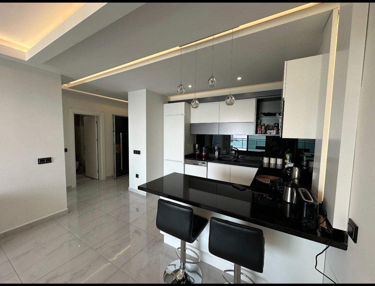 Элитная квартира 1+1 в комплексе Hexa Panora в Каргыджаке, Алания - Фото 30