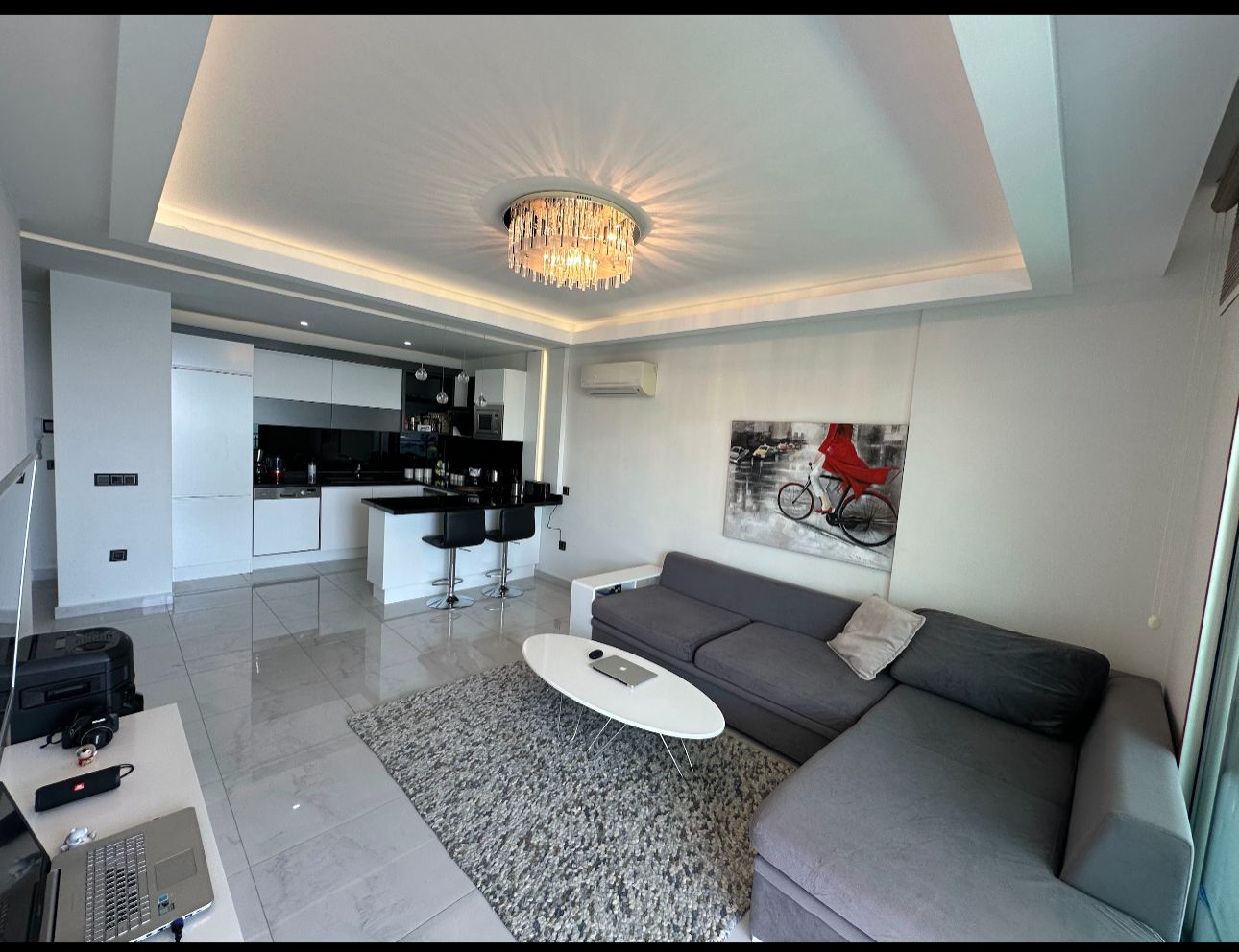 Элитная квартира 1+1 в комплексе Hexa Panora в Каргыджаке, Алания - Фото 32