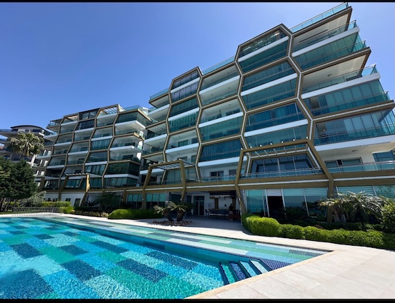 Элитная квартира 1+1 в комплексе Hexa Panora в Каргыджаке, Алания - Фото 2