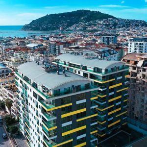 Апартаменты 2+1 в центре Алании в комплексе Konak Citi Towers