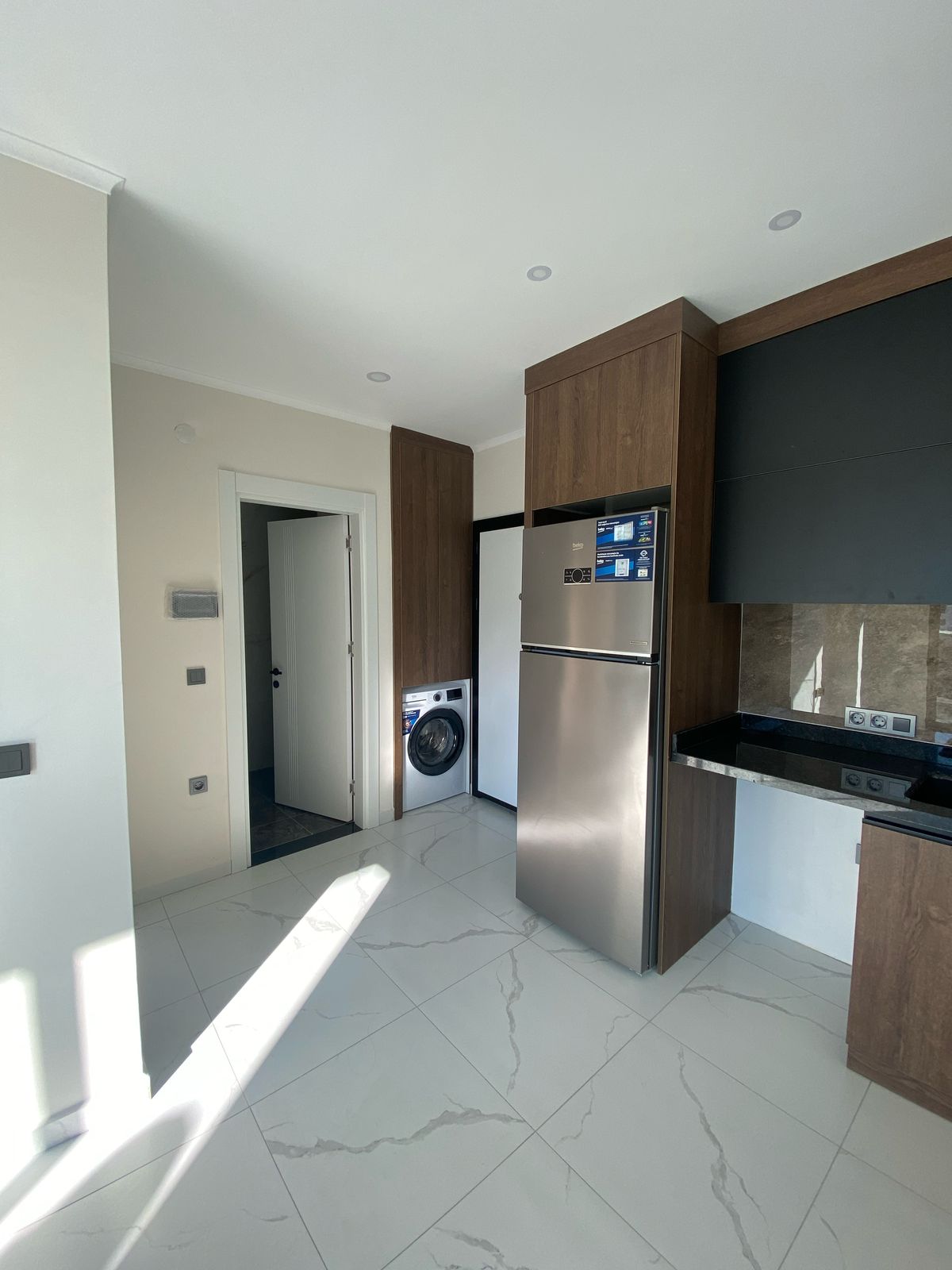 Видовая квартира 1+1 в комплексе Travok Tower в Махмутларе, Алания - Фото 15