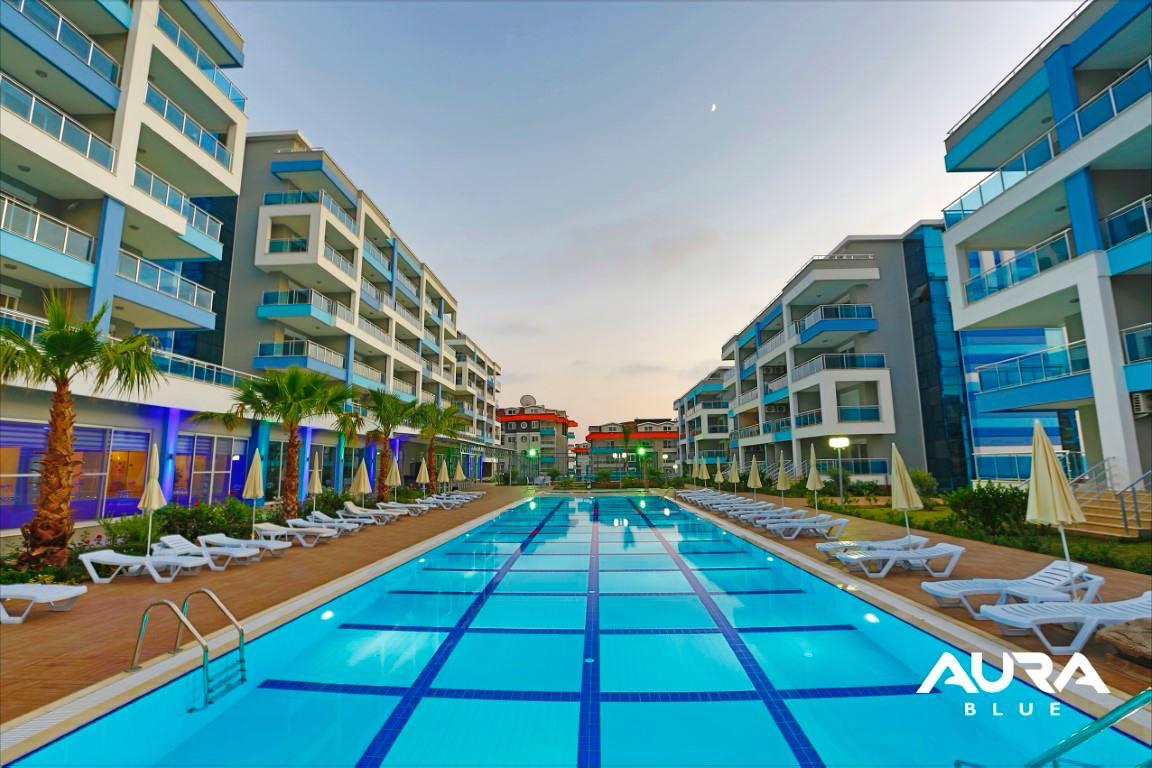 Просторная квартира 4+1 в элитном комплексе Aura Blue в Кестеле, Алания - Фото 3 Просторная квартира 4+1 в элитном комплексе Aura Blue в Кестеле, Алания - Фото 3