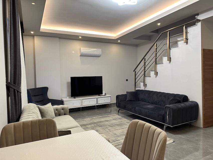 Меблированный дплекс 2+1 в комплексе Silence Park в Оба, Алания - Фото 3