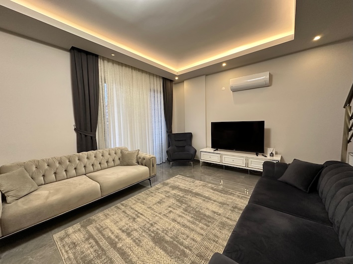 Меблированный дплекс 2+1 в комплексе Silence Park в Оба, Алания - Фото 4