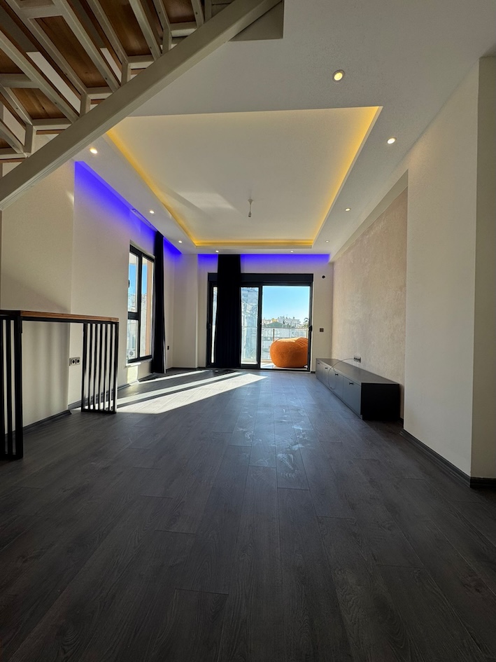 Дуплекс 2+1 в центре Аланьи у пляжа Клеопатра, 250 м от моря - Фото 5