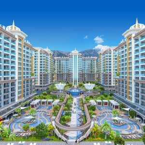 Уникальный дуплекс 2+1 в элитном комплексе Yekta Kingdom Premium в Махмутларе, Алания