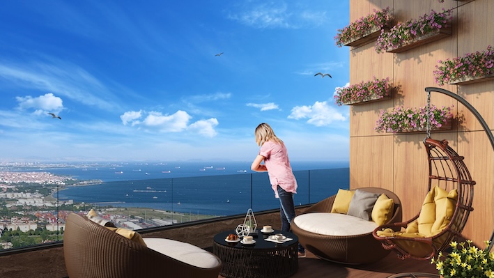 Квартира в Стамбуле в новом комплексе İnMari Oksijen в районе Бейликдюзю - Фото 13