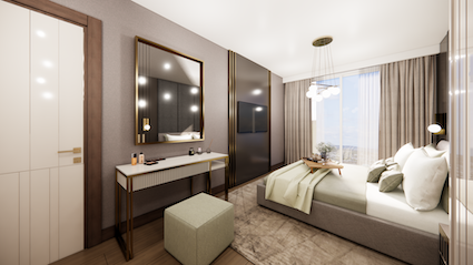 Квартира в Стамбуле в новом комплексе Mega Garden в районе Зейтинбурну - Фото 27