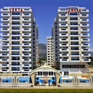 Квартира в Алании 1+1 в комплексе Yekta Towers в районе Махмутлар