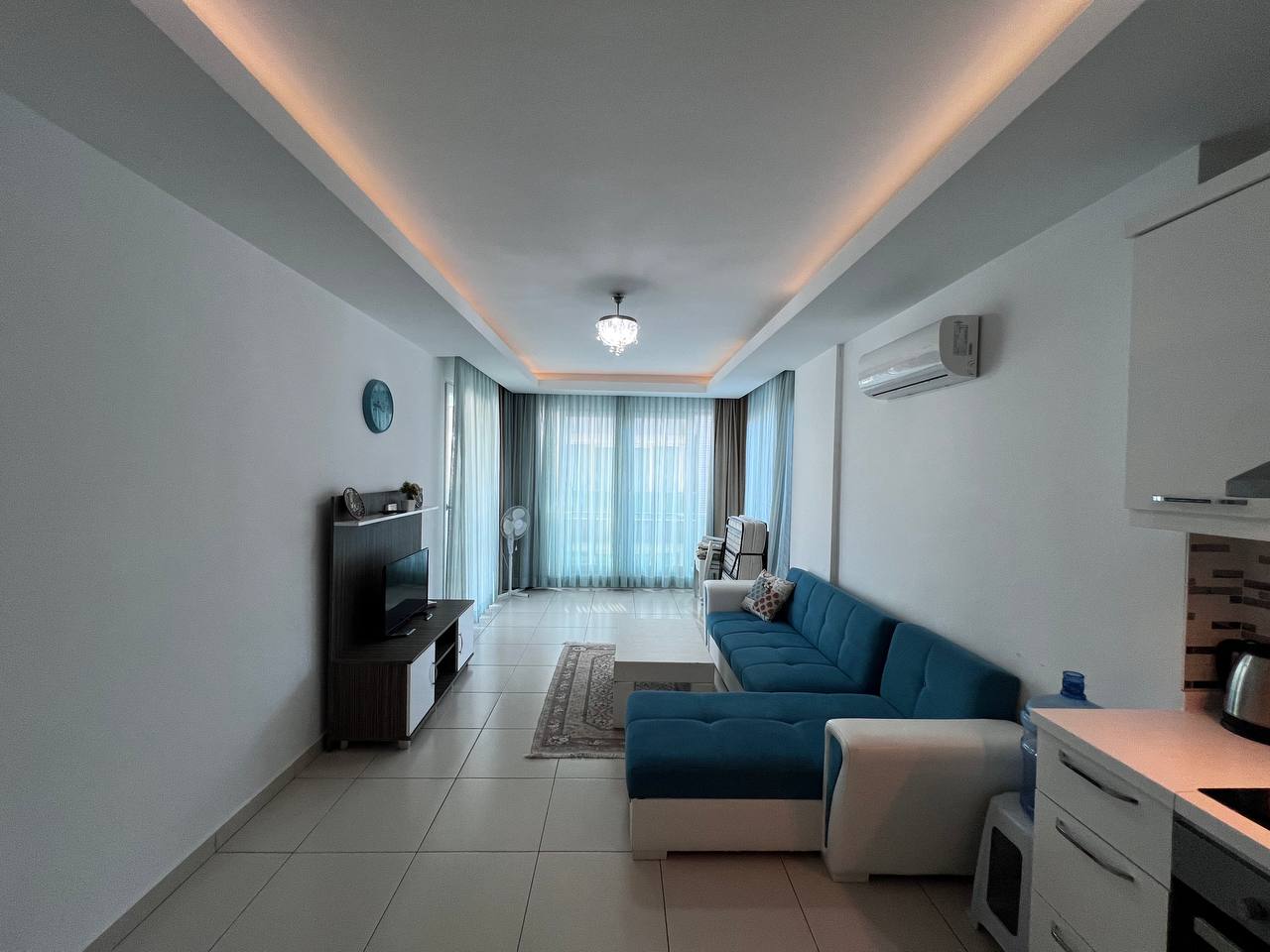 Квартира в Алании 1+1 в комплексе Sun Palace Garden в районе Тосмур - Фото 17