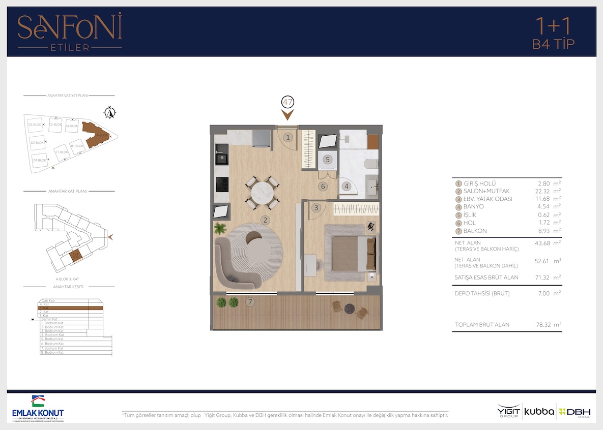 Квартира в Стамбуле в комплексе Senfoni Etiler в районе Бешикташ - Фото 30