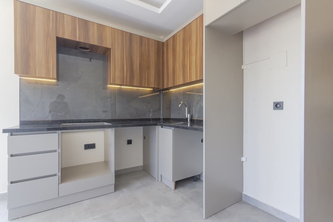 Квартира в Алании 1+1 в комплексе Toprak Shine в районе Демирташ - Фото 13