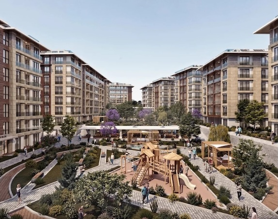 Квартира в Стамбуле в комплексе Alya Konutlari Merkezefendi в Зейтинбурну - Фото 2