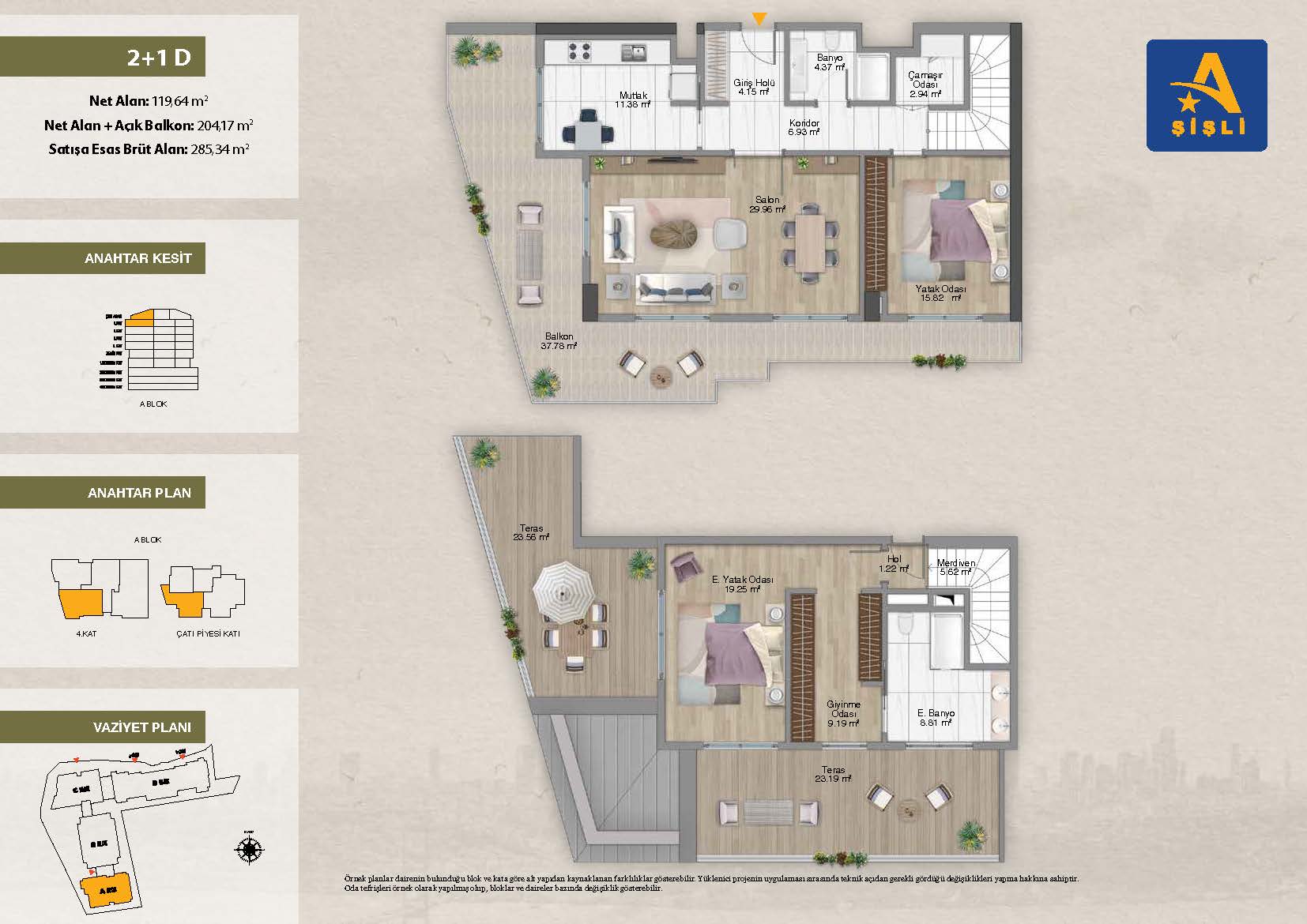 Квартира в Стамбуле в новом комплексе Avrupa Konutlari Sisli в районе Шишли - Фото 6
