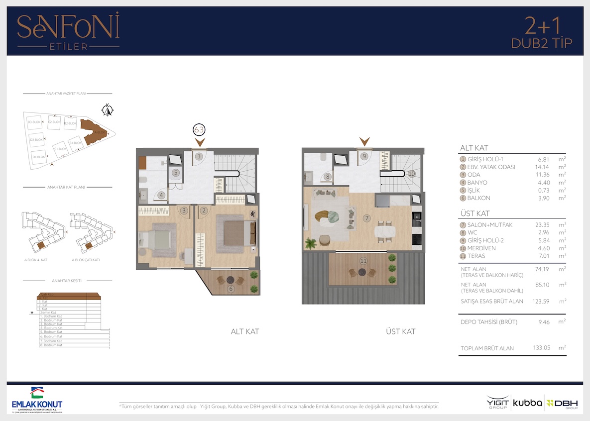 Квартира в Стамбуле в комплексе Senfoni Etiler в районе Бешикташ - Фото 25