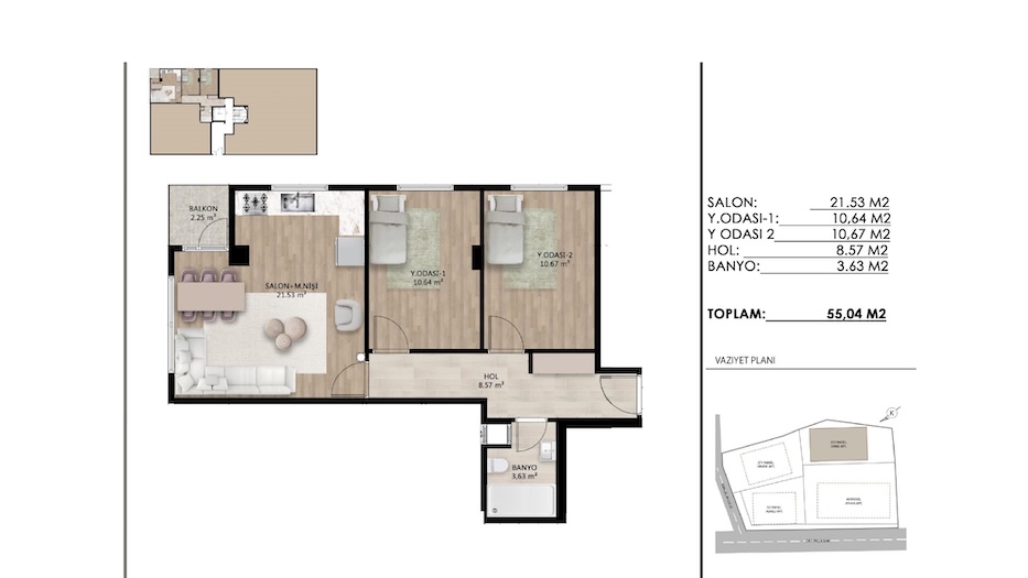 Квартира в Стамбуле в новом комплексе Bosphorus Besiktas в районе Бешикташ - Фото 8