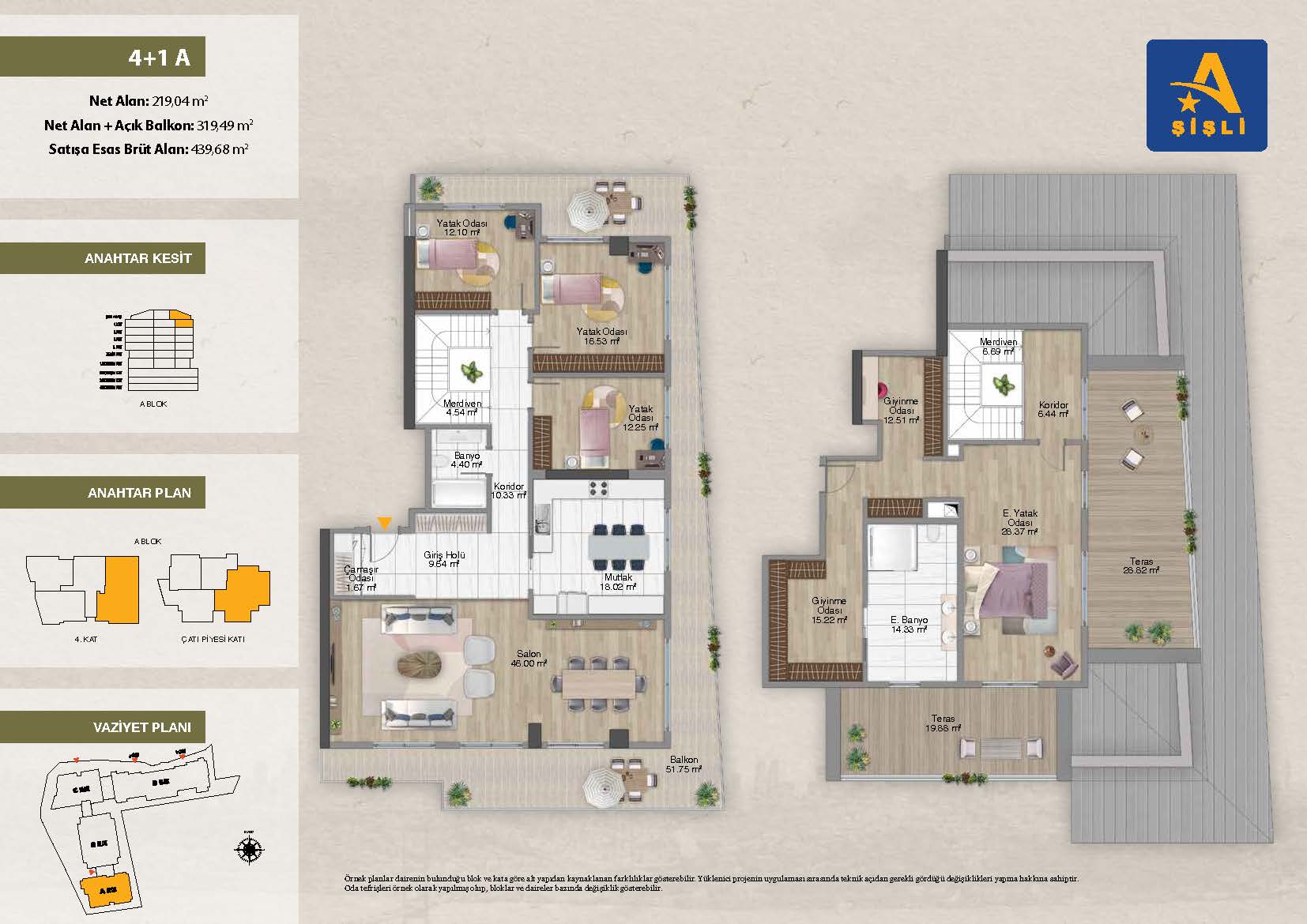 Квартира в Стамбуле в новом комплексе Avrupa Konutlari Sisli в районе Шишли - Фото 11