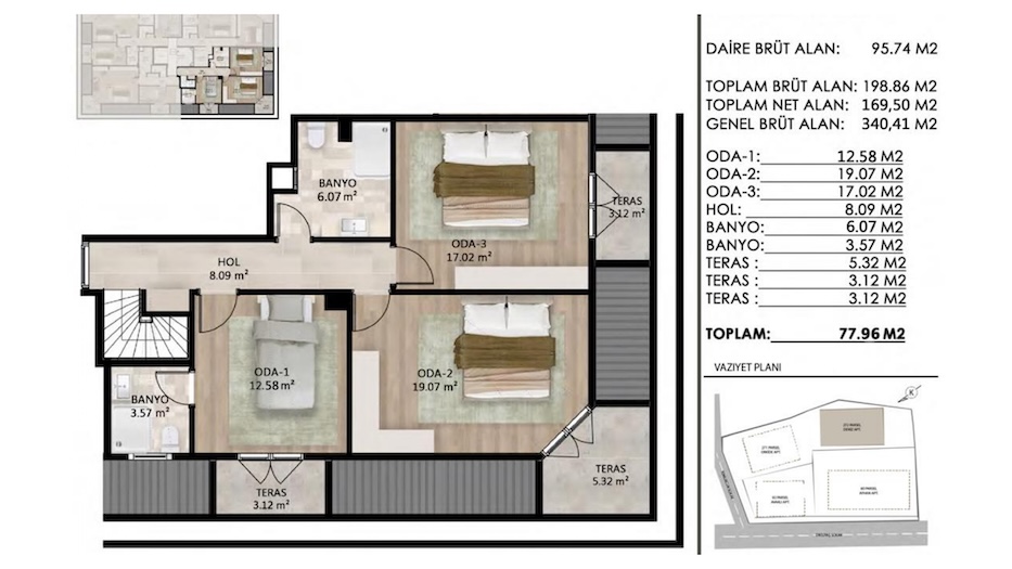Квартира в Стамбуле в новом комплексе Bosphorus Besiktas в районе Бешикташ - Фото 14