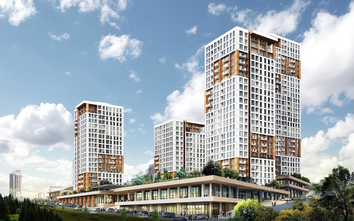 Квартира в Стамбуле в новом готовом комплексе Self Istanbul в районе Эсеньюрт - Фото 2