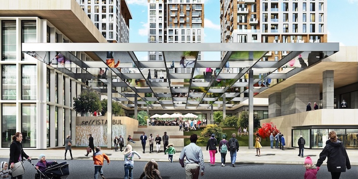 Квартира в Стамбуле в новом готовом комплексе Self Istanbul в районе Эсеньюрт - Фото 9