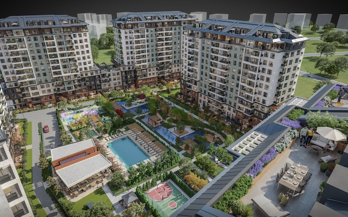 Квартира в Стамбуле в готовом комплексе Referans Beylikduzu в районе Бейликдюзю - Фото 5