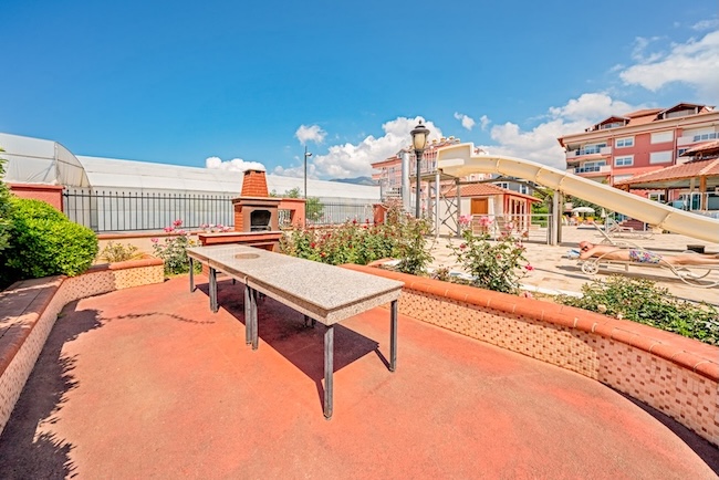 Квартира в Алании у моря в комплексе Yuksek 1 в Оба - Фото 9