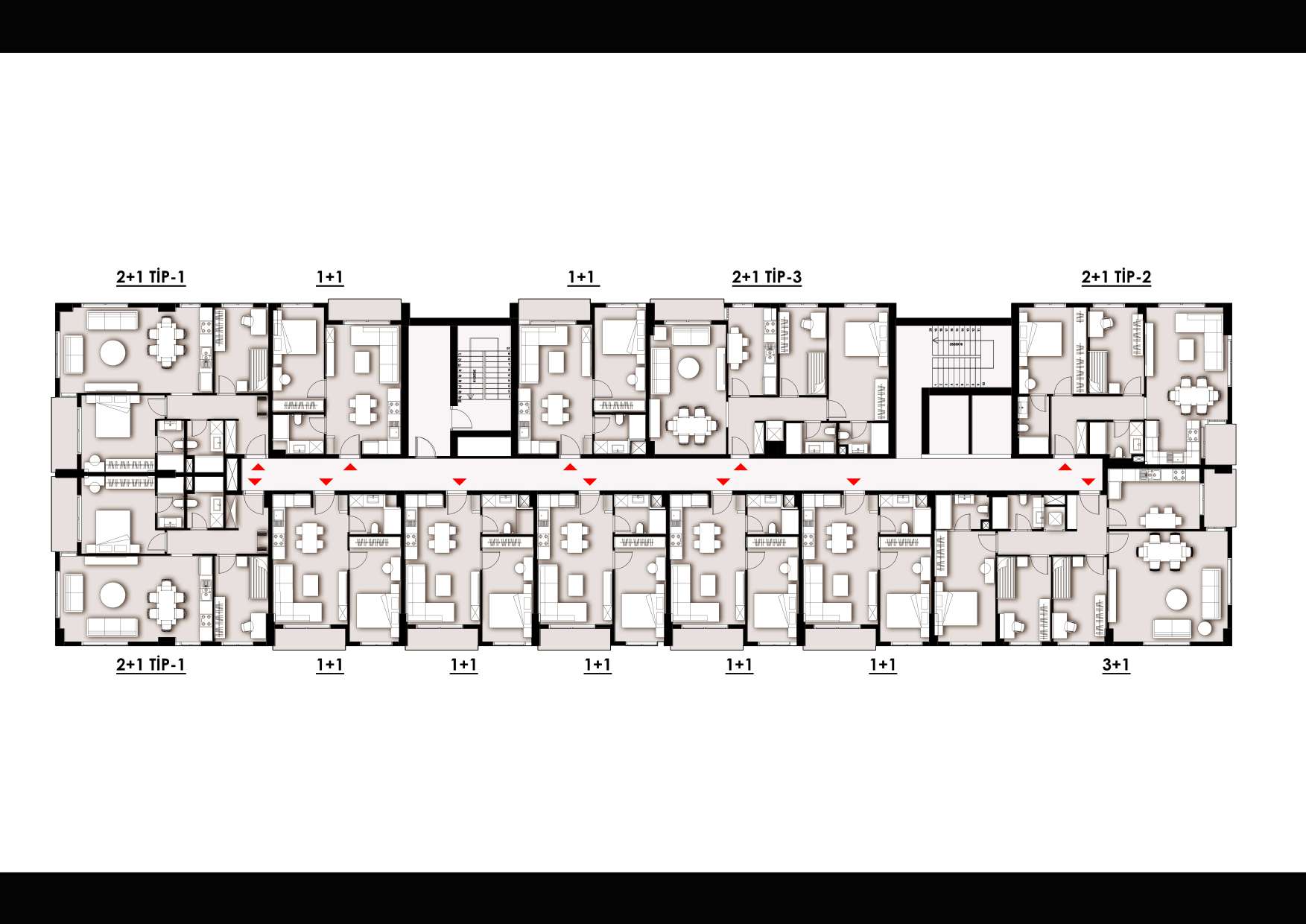 Квартира в Стамбуле в новом комплексе Mega Garden в районе Зейтинбурну - Фото 12
