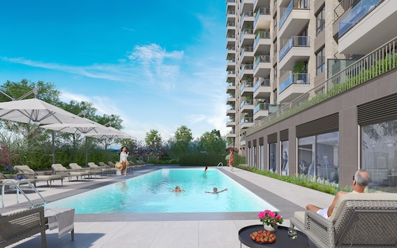 Квартира в Стамбуле в новом комплексе Ozak Dragos, Турция - Фото 12