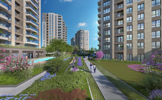 Квартира в Стамбуле в новом комплексе Ozak Dragos, Турция - Фото 13