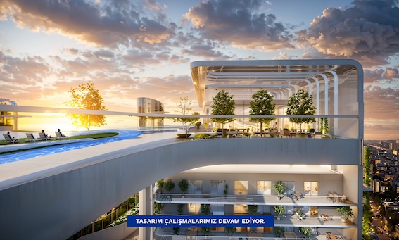 Квартира в Стамбуле в новом комплексе Taşyapı Şişli в районе Шишли - Фото 7