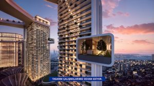 Квартира в Стамбуле в новом комплексе Taşyapı Şişli в районе Шишли - Фото 8