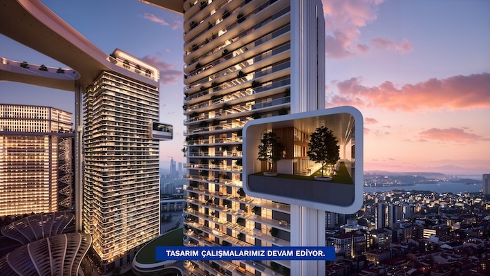 Квартира в Стамбуле в новом комплексе Taşyapı Şişli в районе Шишли - Фото 8