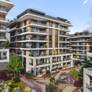 Квартира в Стамбуле в комплексе Senfoni Etiler в районе Бешикташ