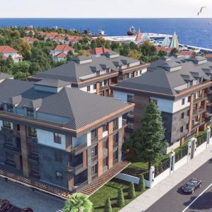 Квартира в Стамбуле в новом комплексе Marine City в районе Бейликдюзю