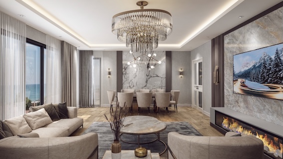 Квартира в Стамбуле в новом комплексе Marine City в районе Бейликдюзю - Фото 21