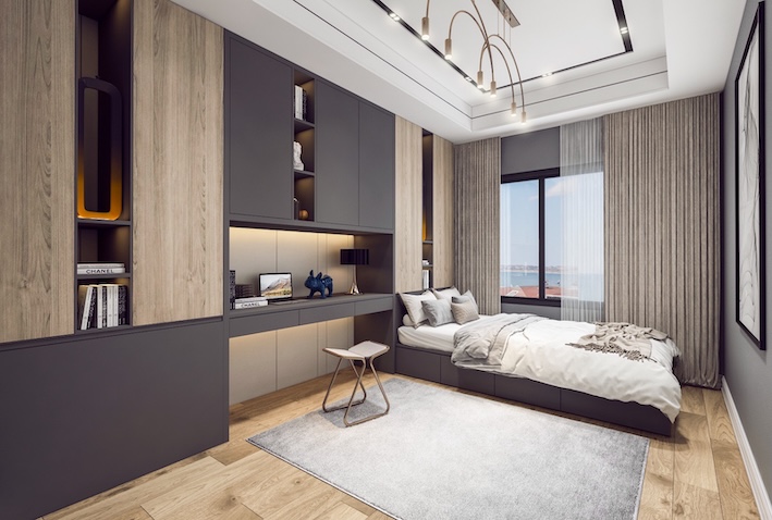 Квартира в Стамбуле в новом комплексе Marine City в районе Бейликдюзю - Фото 24