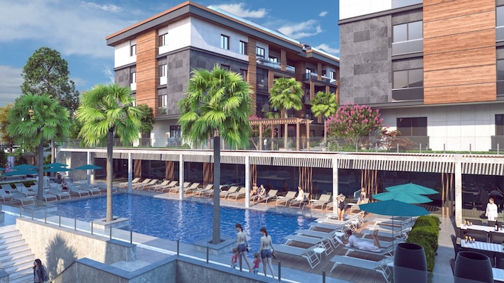 Квартира в Стамбуле в новом комплексе Marine City в районе Бейликдюзю - Фото 12