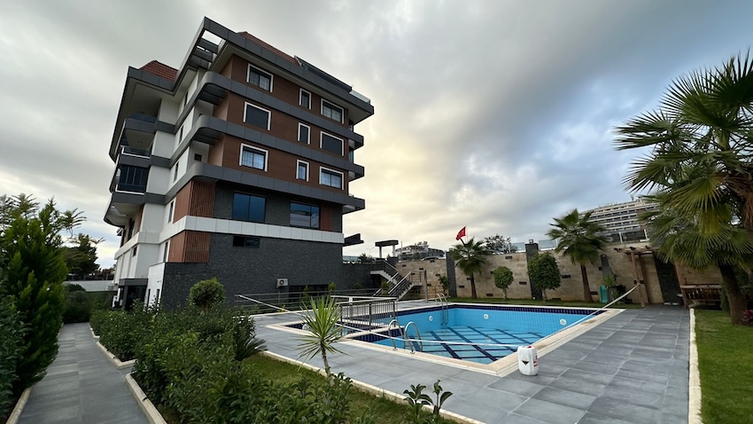 Квартира в Алании 1+1 в комплексе AKR FLAT-20 в районе Кестель - Фото 1