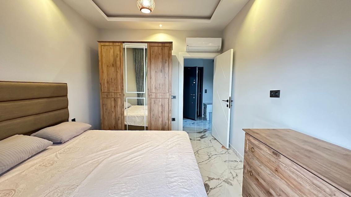Квартира в Алании 1+1 в комплексе AKR FLAT-20 в районе Кестель - Фото 17