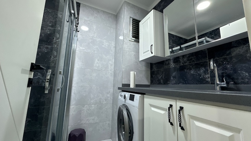 Квартира в Алании 1+1 в комплексе AKR FLAT-20 в районе Кестель - Фото 18