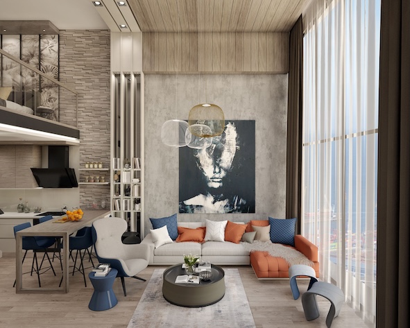 Квартира в Стамбуле в новом комплексе İnMari Oksijen в районе Бейликдюзю - Фото 31