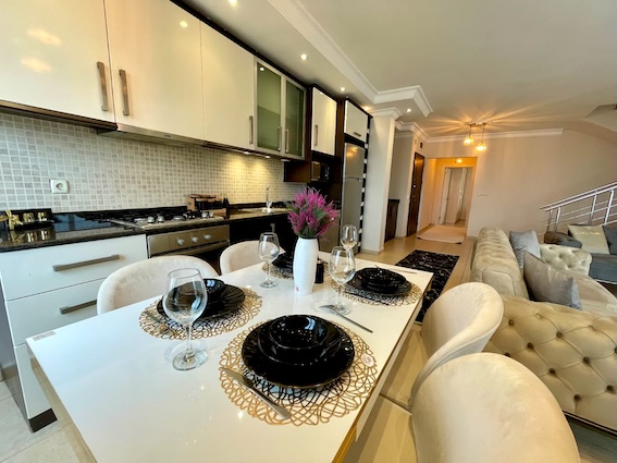 Квартира в Алании 3+1 в комплексе Sonbay в районе Махмутлар - Фото 11