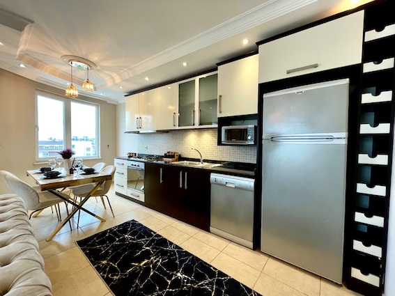 Квартира в Алании 3+1 в комплексе Sonbay в районе Махмутлар - Фото 19