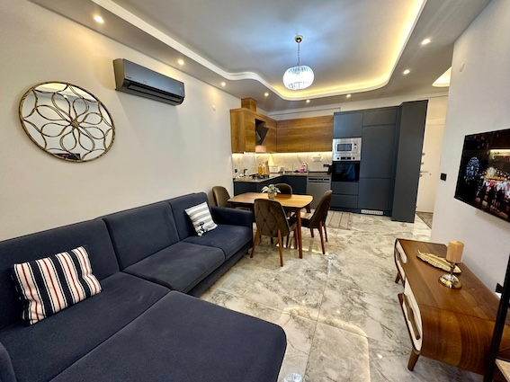 Квартира в Оба 1+1 в комплексе Flora Garden, Алания - Фото 12