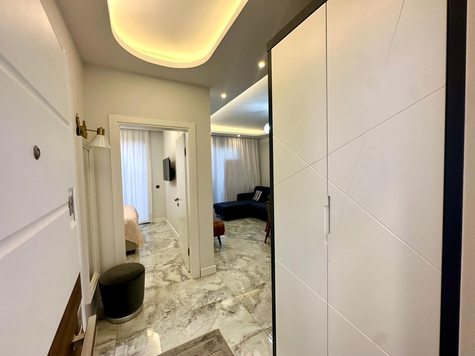 Квартира в Оба 1+1 в комплексе Flora Garden, Алания - Фото 13