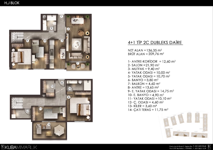 Квартира в Стамбуле в комплексе Alya Konutlari Merkezefendi в Зейтинбурну - Фото 11