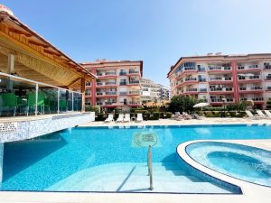 Квартира в Алании у моря в комплексе Yuksek 1 в Оба - Фото 6