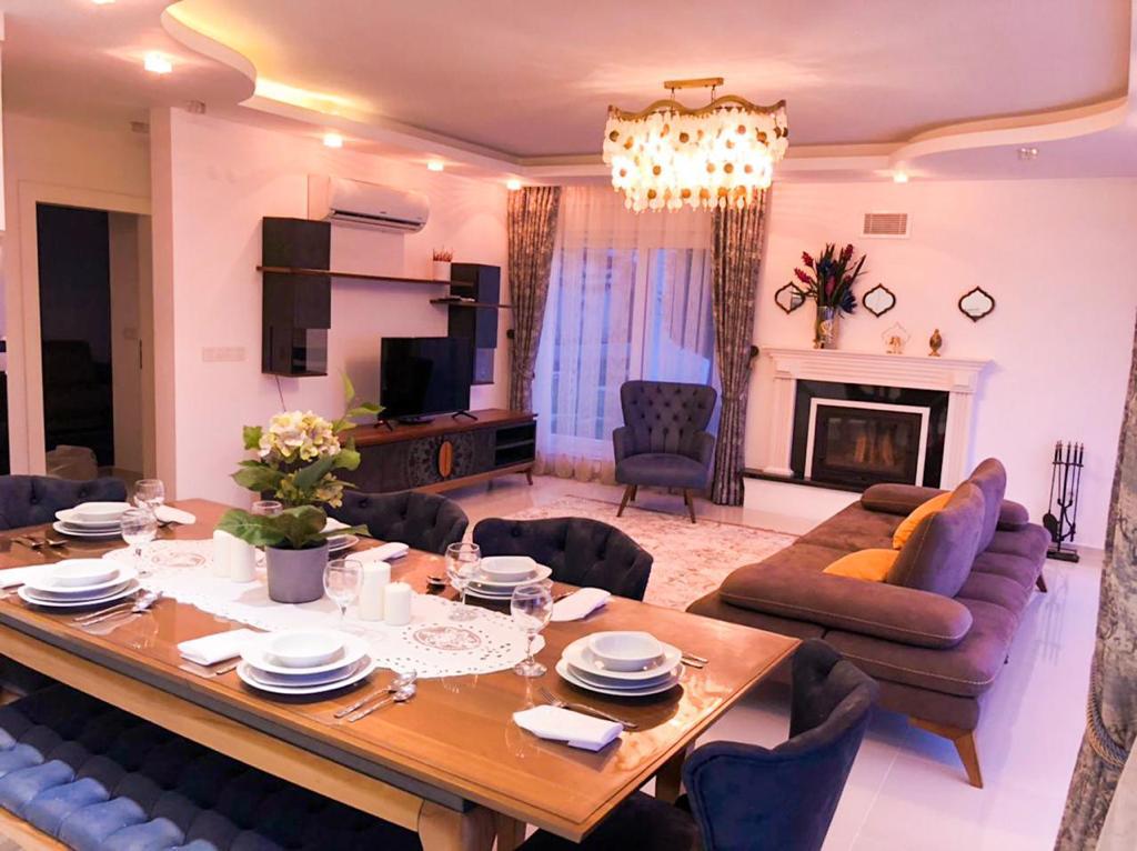 Вилла в Турции 4+1 в районе Каргыджак в Алании - Фото 26