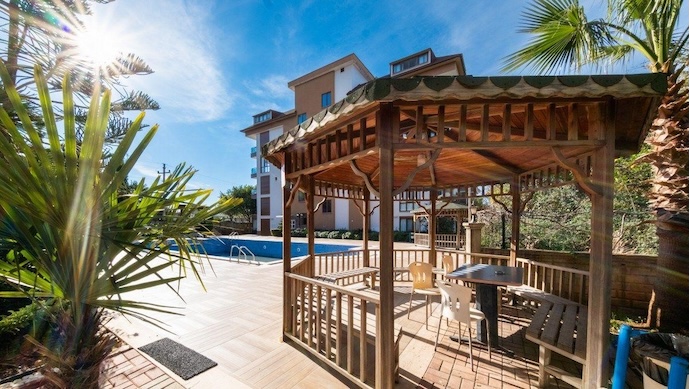 Квартира в Алании дуплекс 4+1 в комплексе Atalay Residence в районе Кестель - Фото 11