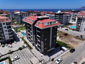 Квартира в Алании 1+1 в комплексе White Crown в районе Кестель - Фото 1
